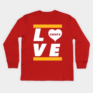 Chiefs Love Kids Long Sleeve T-Shirt